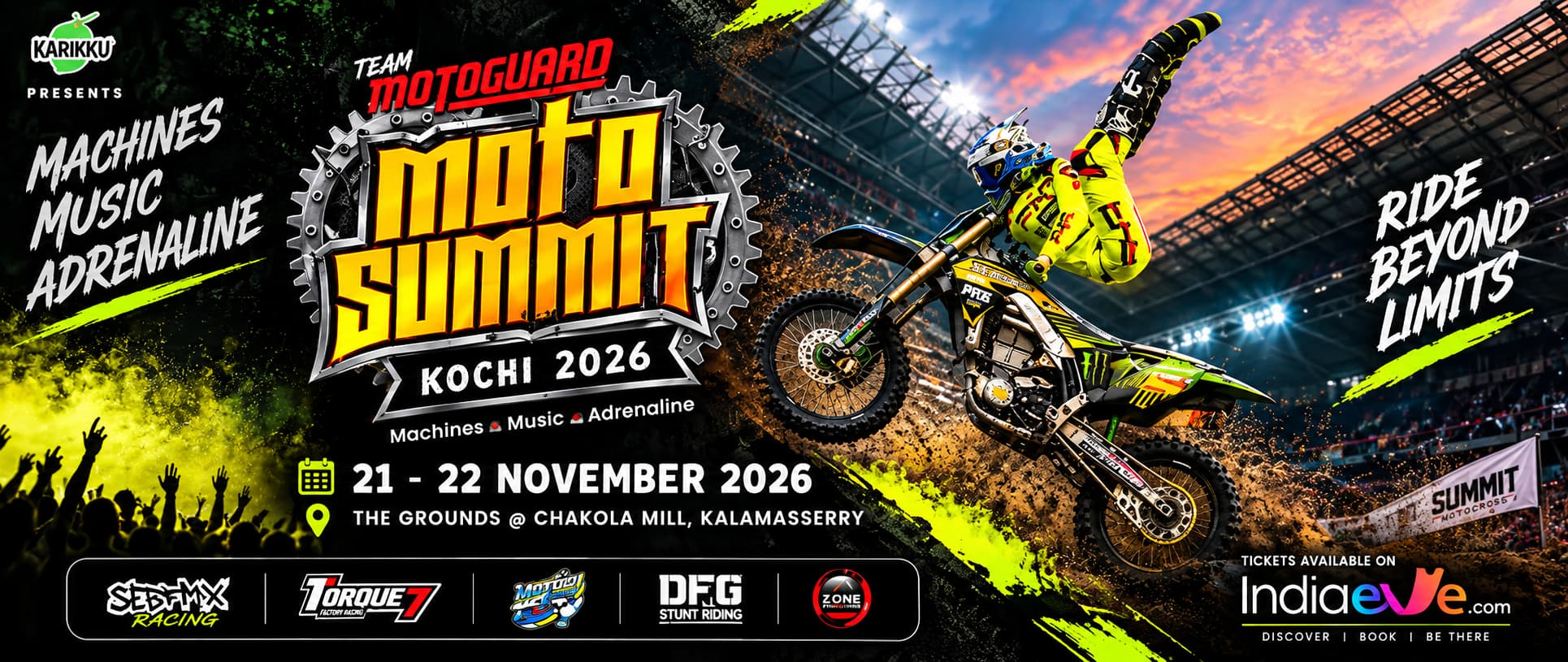 Moto Summit Kochi 2026 – Motorsport, Car Drifting & Automotive Festival