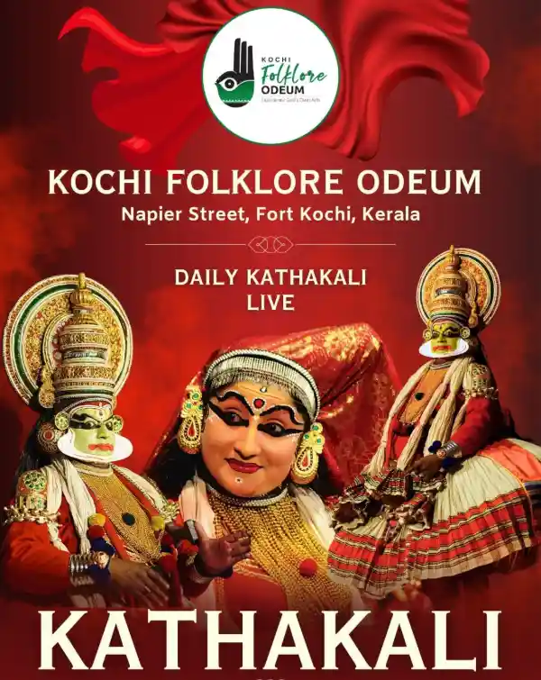 mibile image for KATHAKALI SHOW BY KOCHI FOLKLORE ODEUM