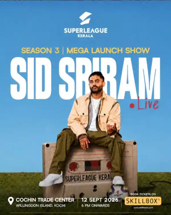 mibile image for Sid Sriram Live for the Slack Season 3 Mega Launch