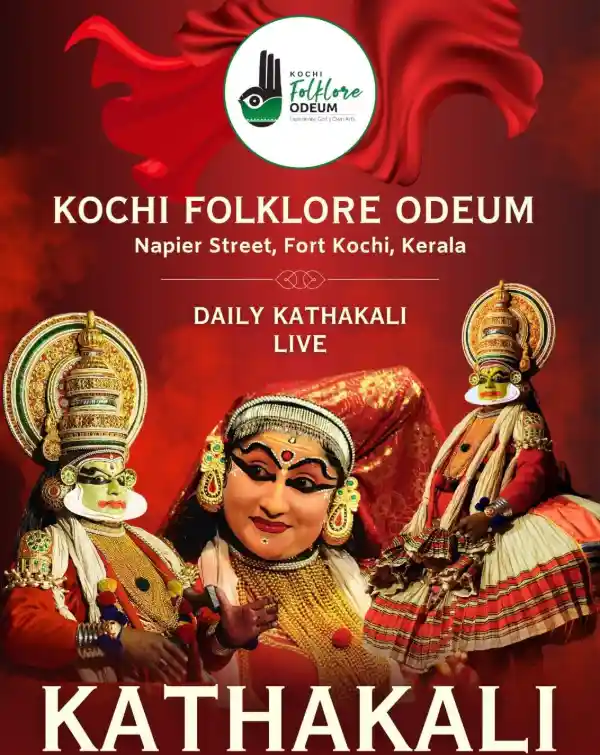 mibile image for KATHAKALI SHOW BY KOCHI FOLKLORE ODEUM
