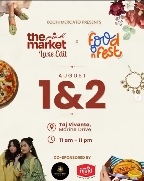 mibile image for The Pink Market – Luxe Edit × Food-On Fest | Kochi 2026