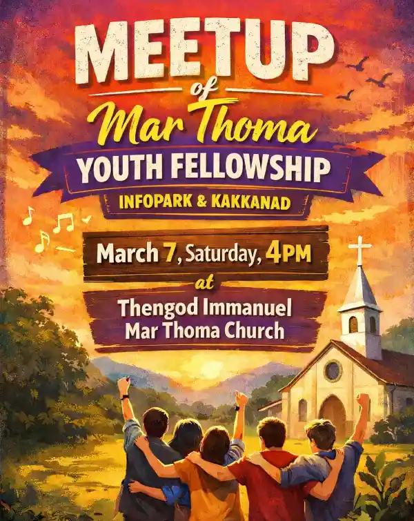 mibile image for Meetup of Mar Thoma Youth Fellowship – Infopark & Kakkanad
