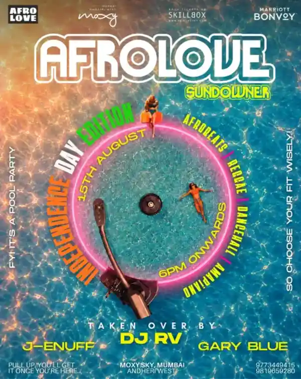 mibile image for Afrolove Sundowner - Independence Day Edition ( Pool Party)