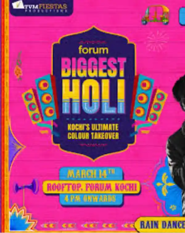 mibile image for Holi @ Forum Kochi Mall