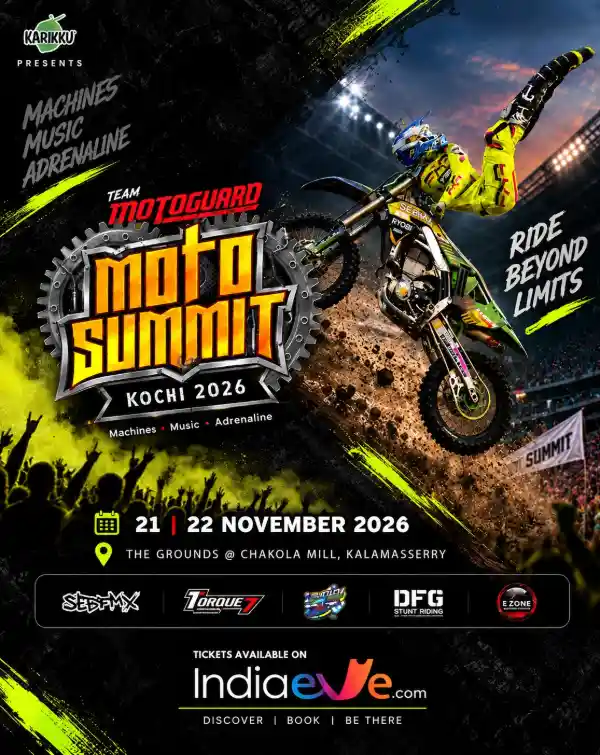 mibile image for Moto Summit Kochi 2026 – Motorsport, Car Drifting & Automotive Festival