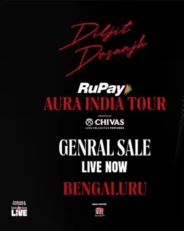 mibile image for The Diljit Dosanjh – RuPay AURA India Tour- Bangalore