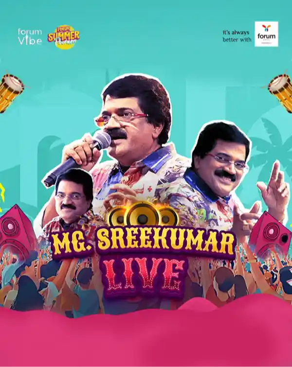 mibile image for M G Sreekumar Live concert at Forum Kochi