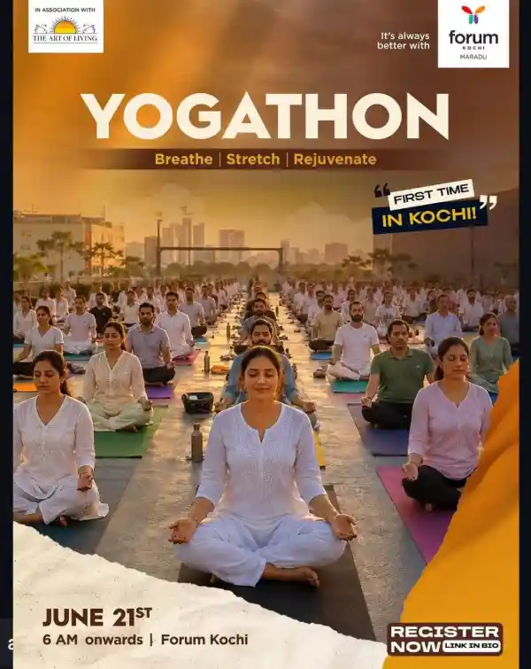 mibile image for Yogathon at Forum Kochi