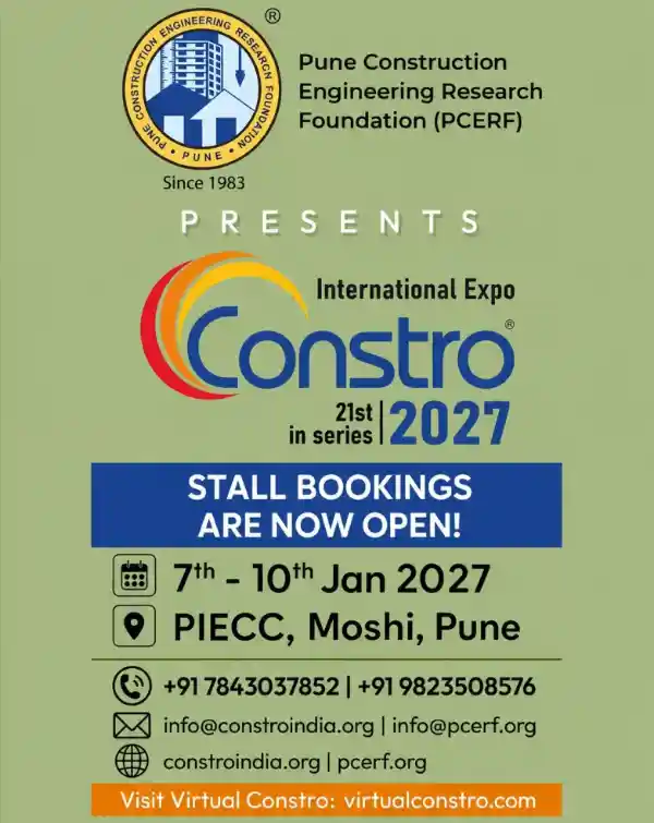 mibile image for PCERF Presents International Expo Constro 2027 | India’s Largest Integrated Construction Expo