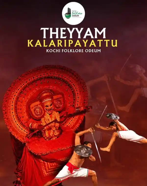 mibile image for KALARI AND THEYYAM SHOW BY KOCHI FOLKLORE ODEUM