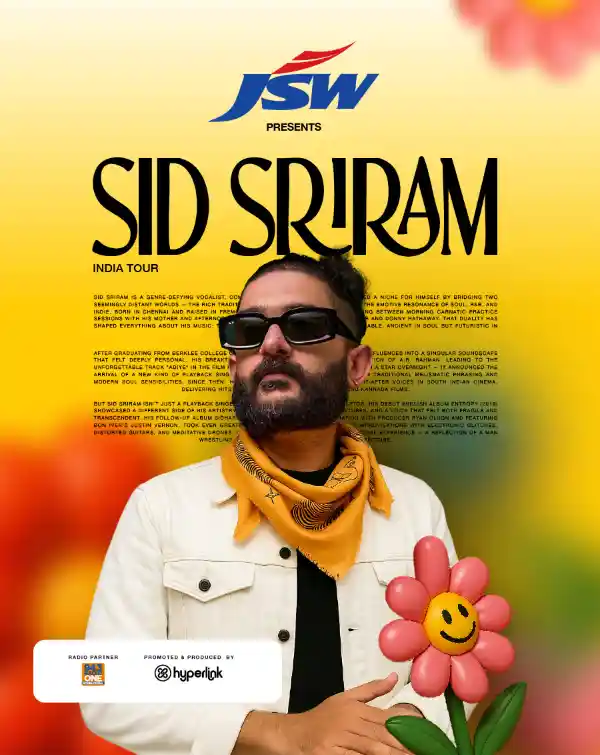 mibile image for Sid Sriram Live in Concert