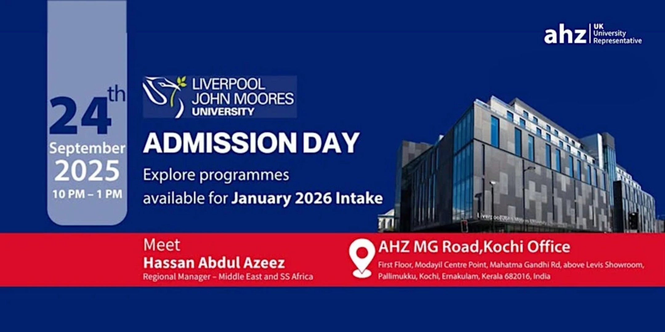 Liverpool John Moores University - Admision Day