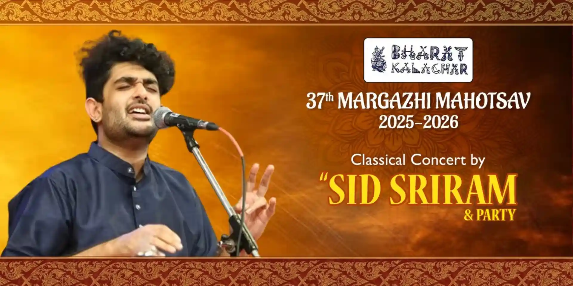 desktop image for Classical Concert by Sid Sriram and Party