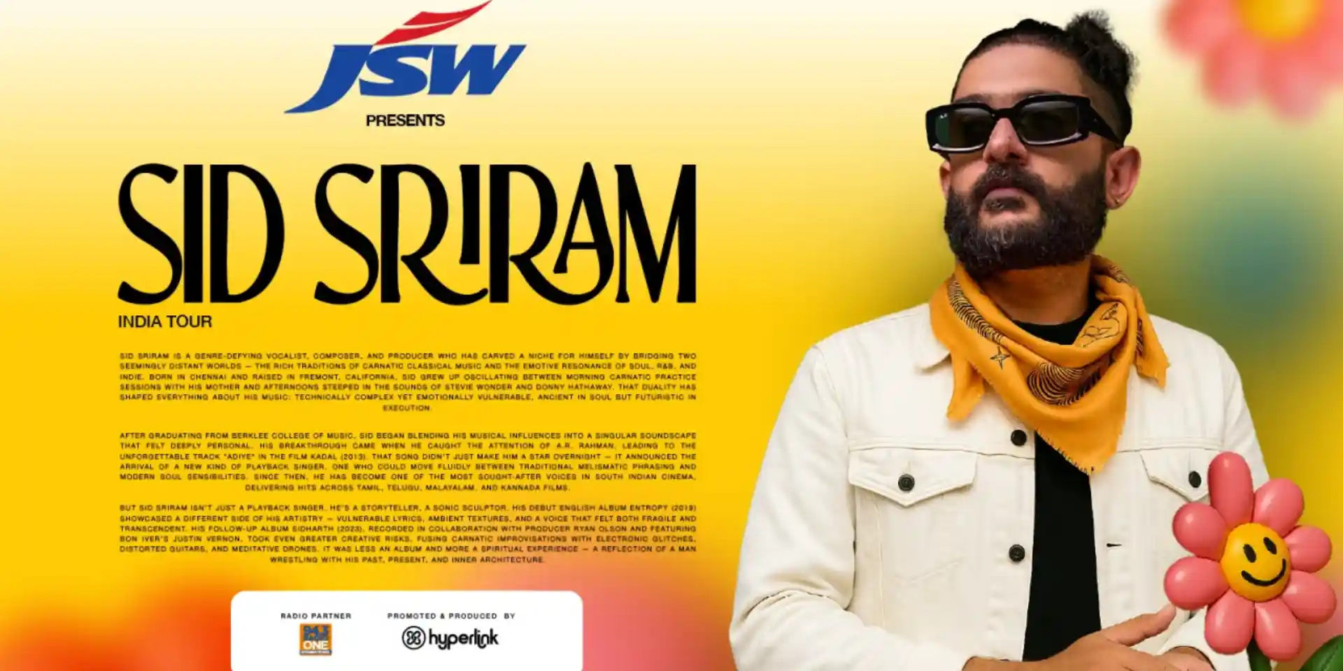 desktop image for Sid Sriram Live in Concert