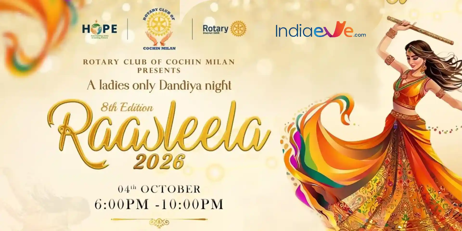 desktop image for Raasleela 2026 by Rotary club of Cochin Milan