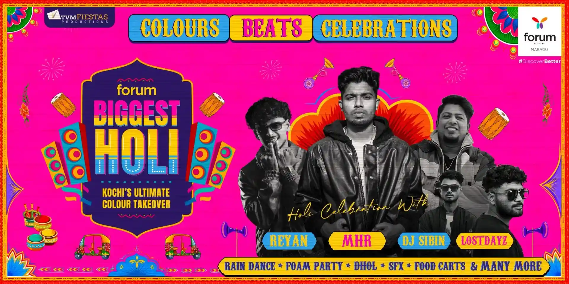 Holi @ Forum Kochi Mall