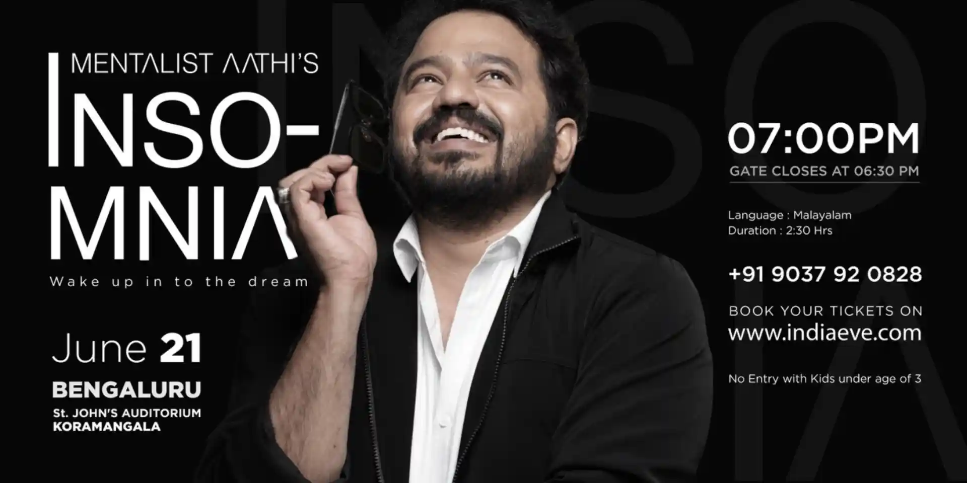 desktop image for MENTALIST AATHI'S INSOMNIA - BANGALORE
