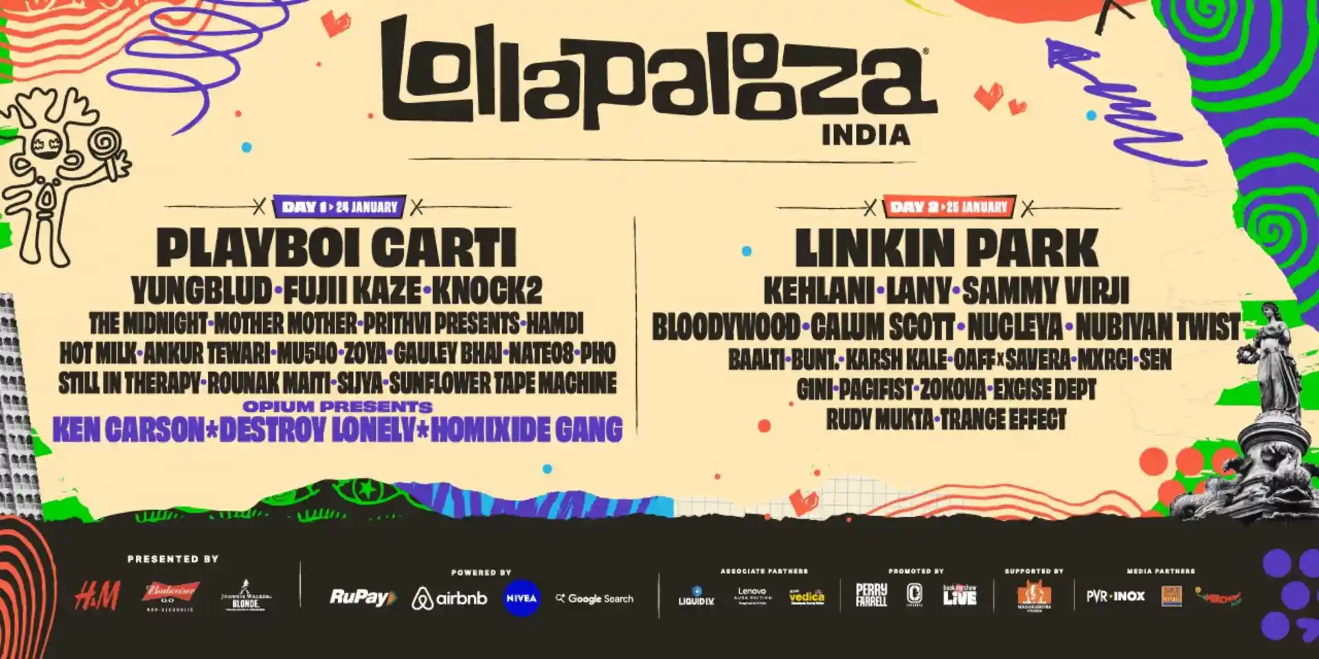 desktop image for Lollapalooza India 2026