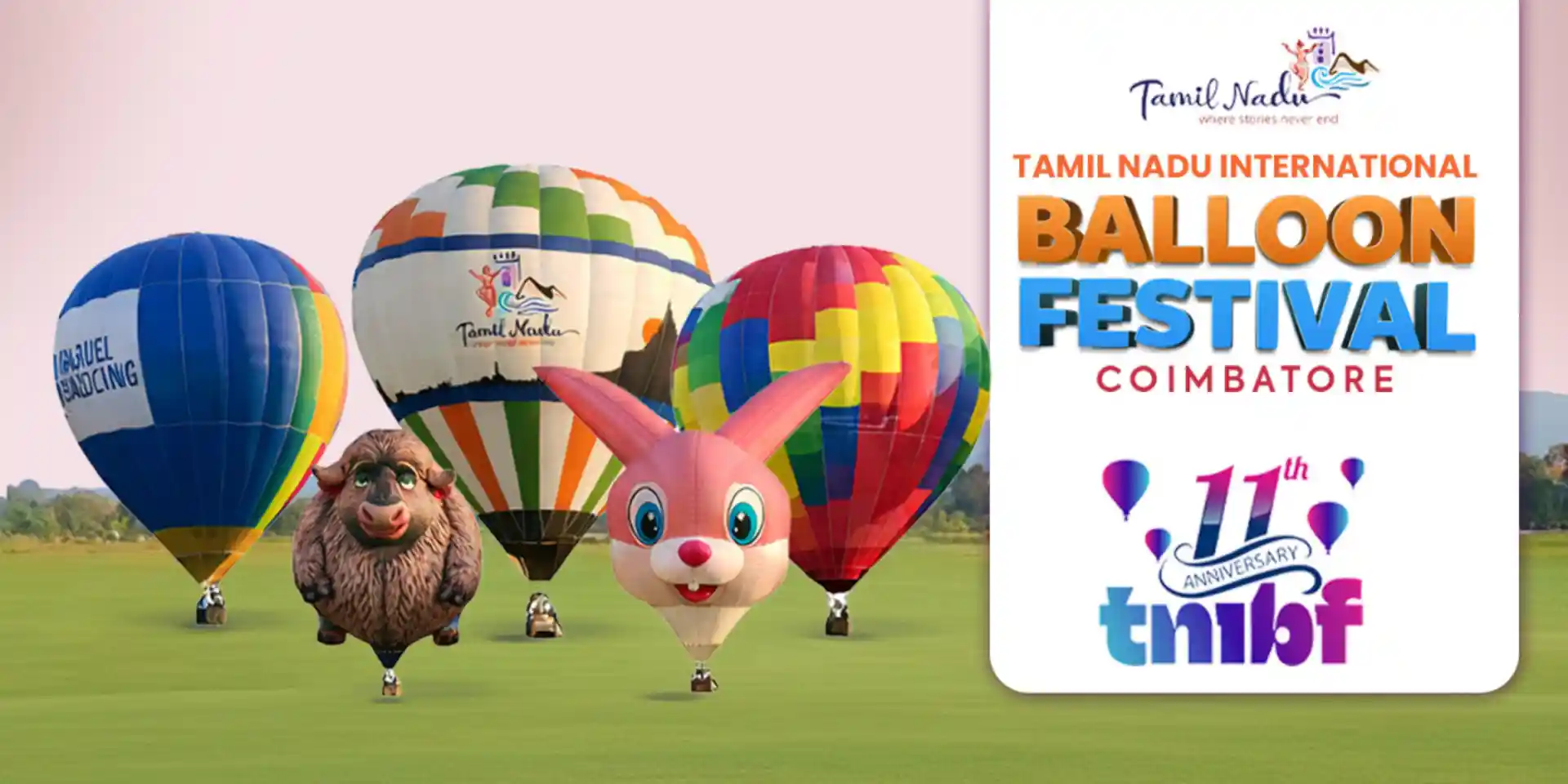 desktop image for 11th Tamil Nadu International Balloon Festival 2026 in Coimbatore