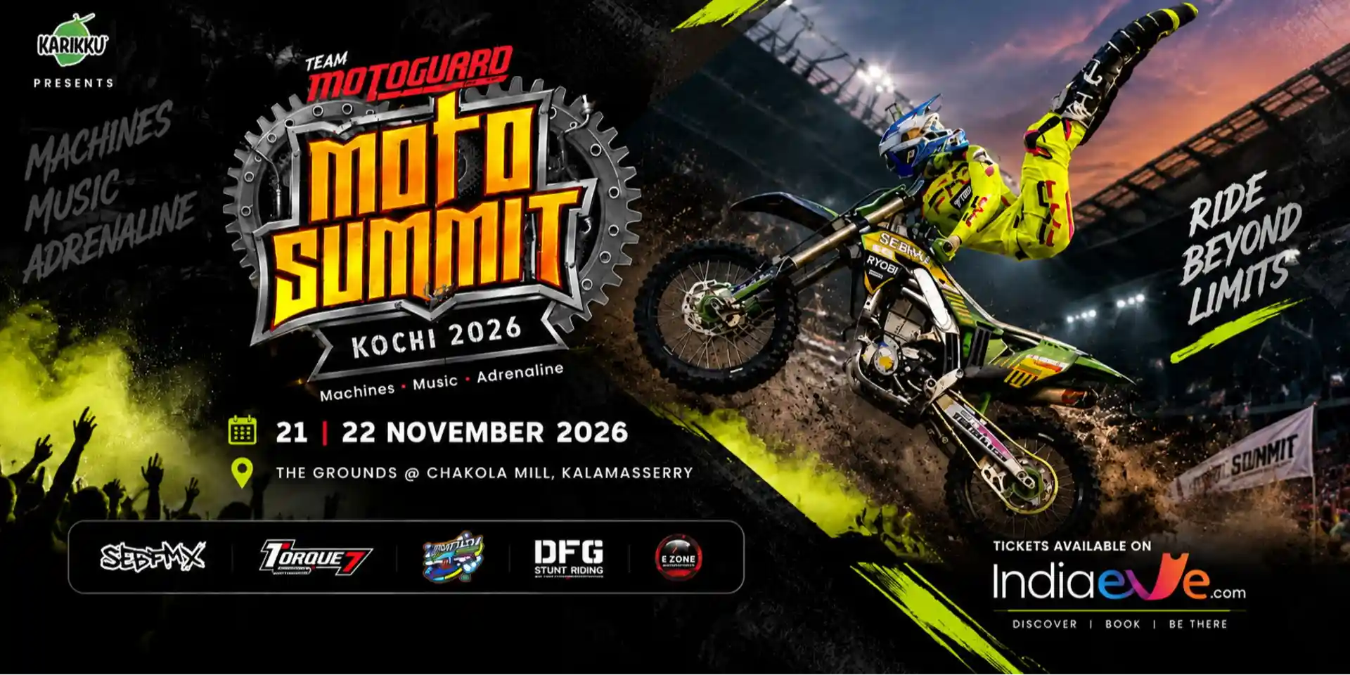 image for Moto Summit Kochi 2026 – Motorsport, Car Drifting & Automotive Festival