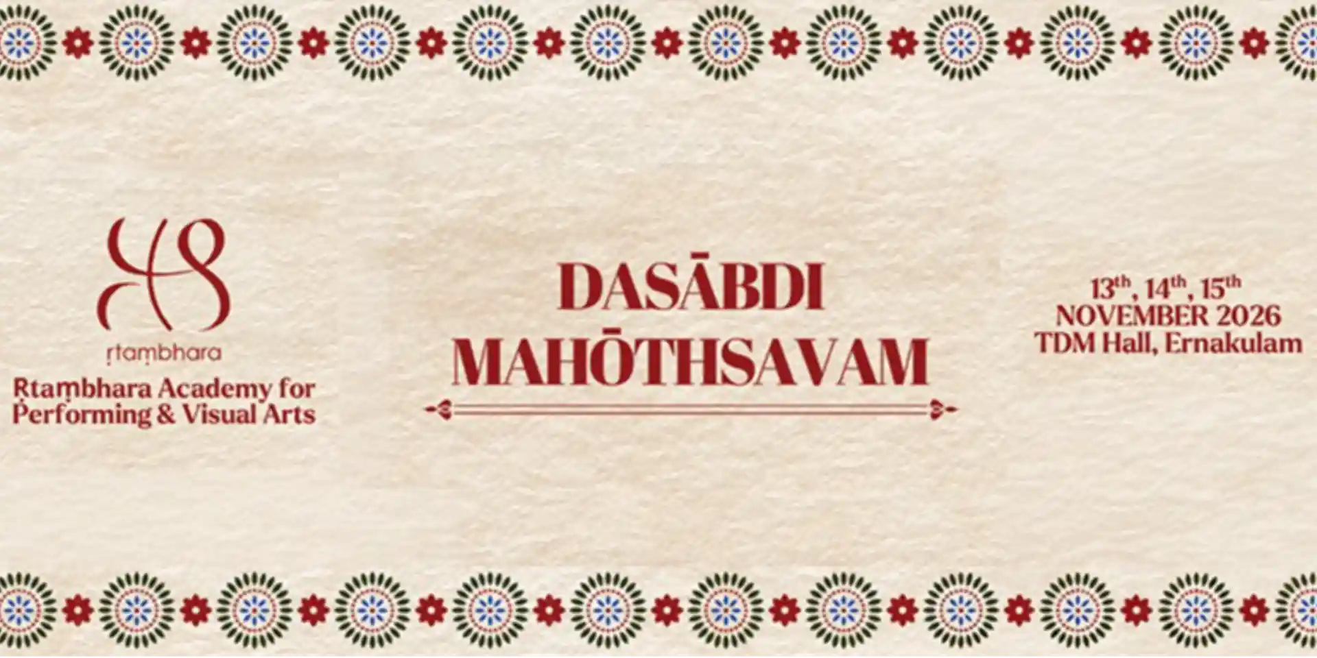 image for Dasabdi Mahothsavam 2026 Kochi