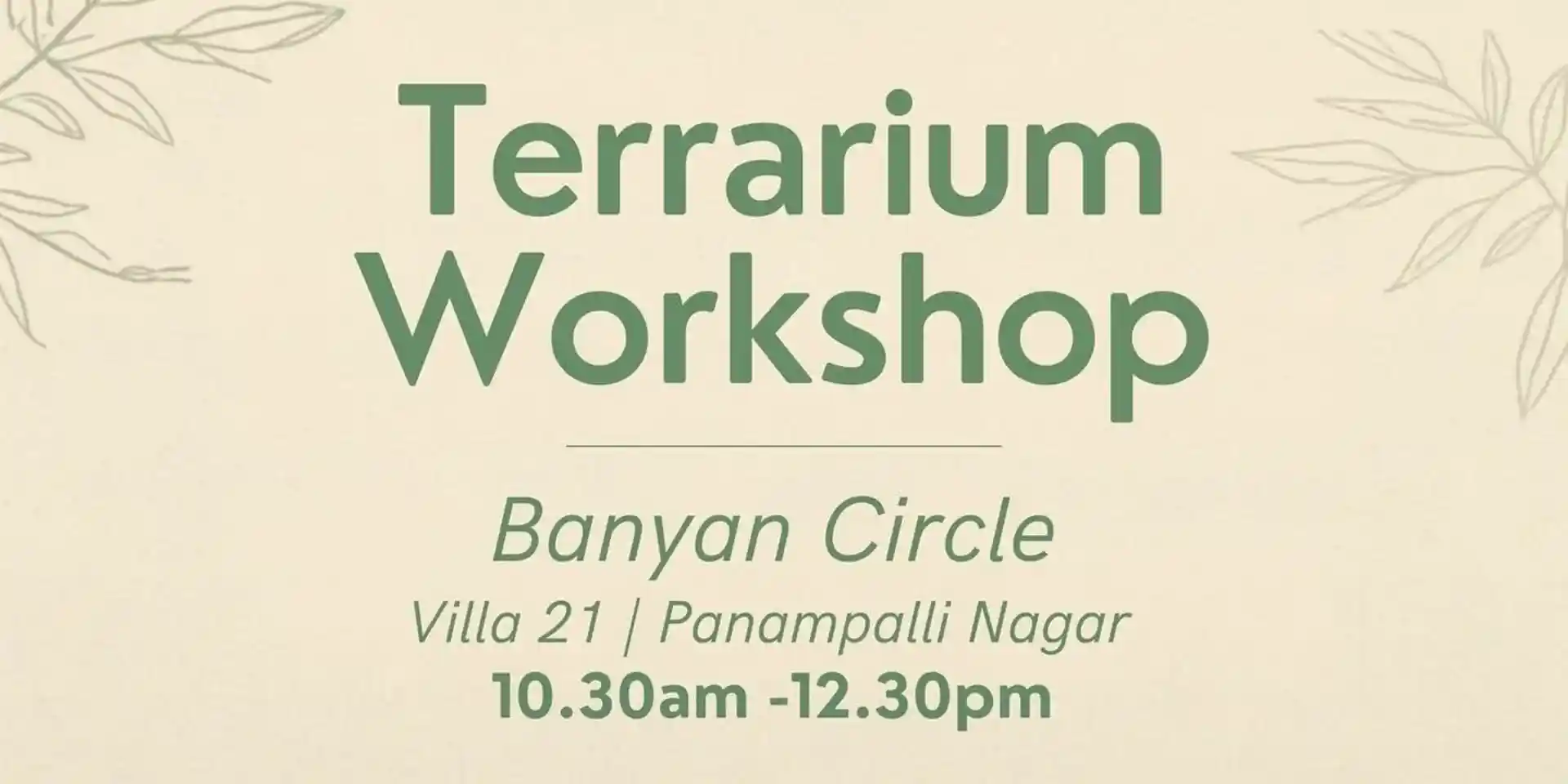 desktop image for Terrarium Workshop