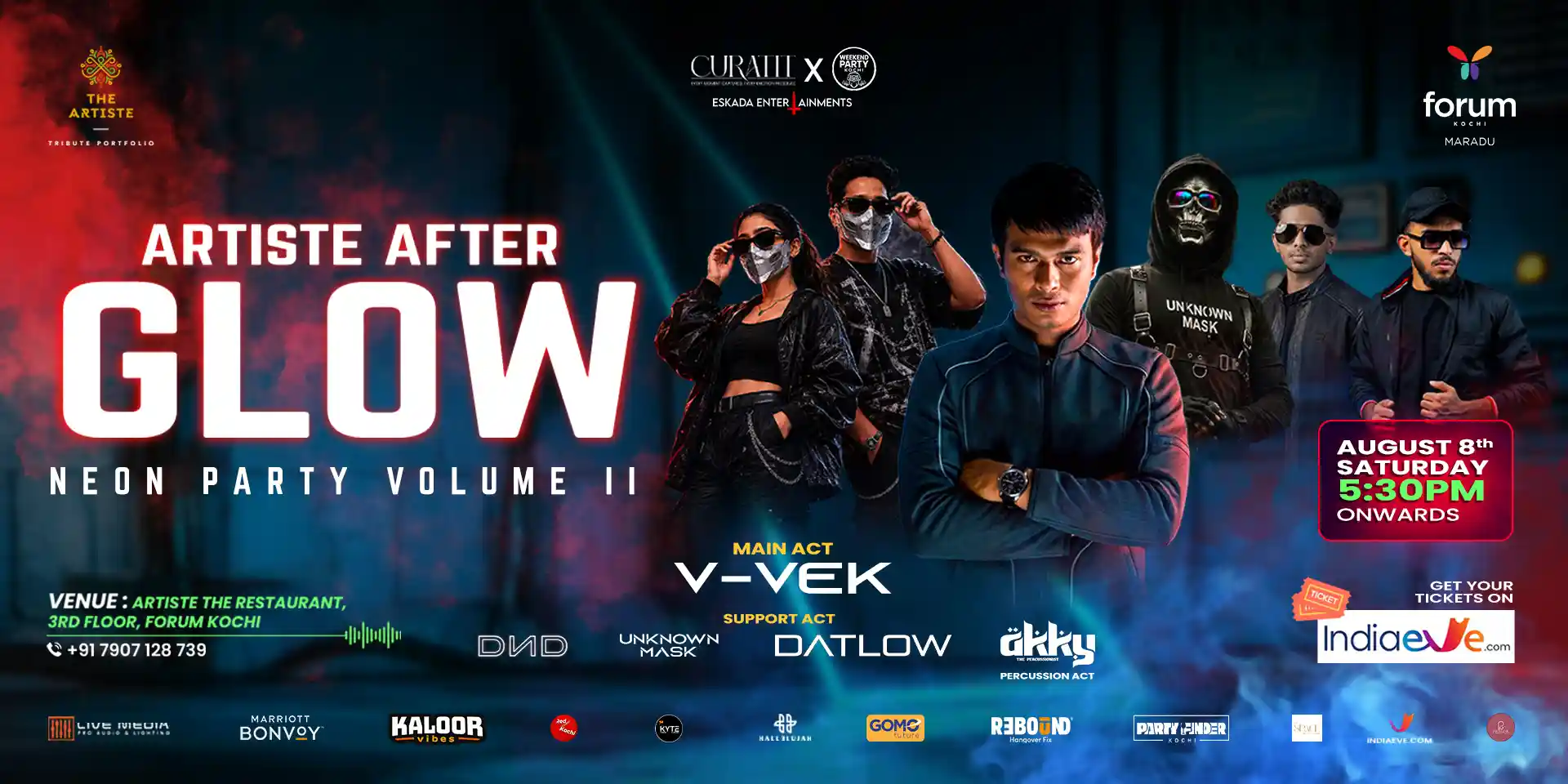 image for Artiste After Glow Neon Party Volume 2