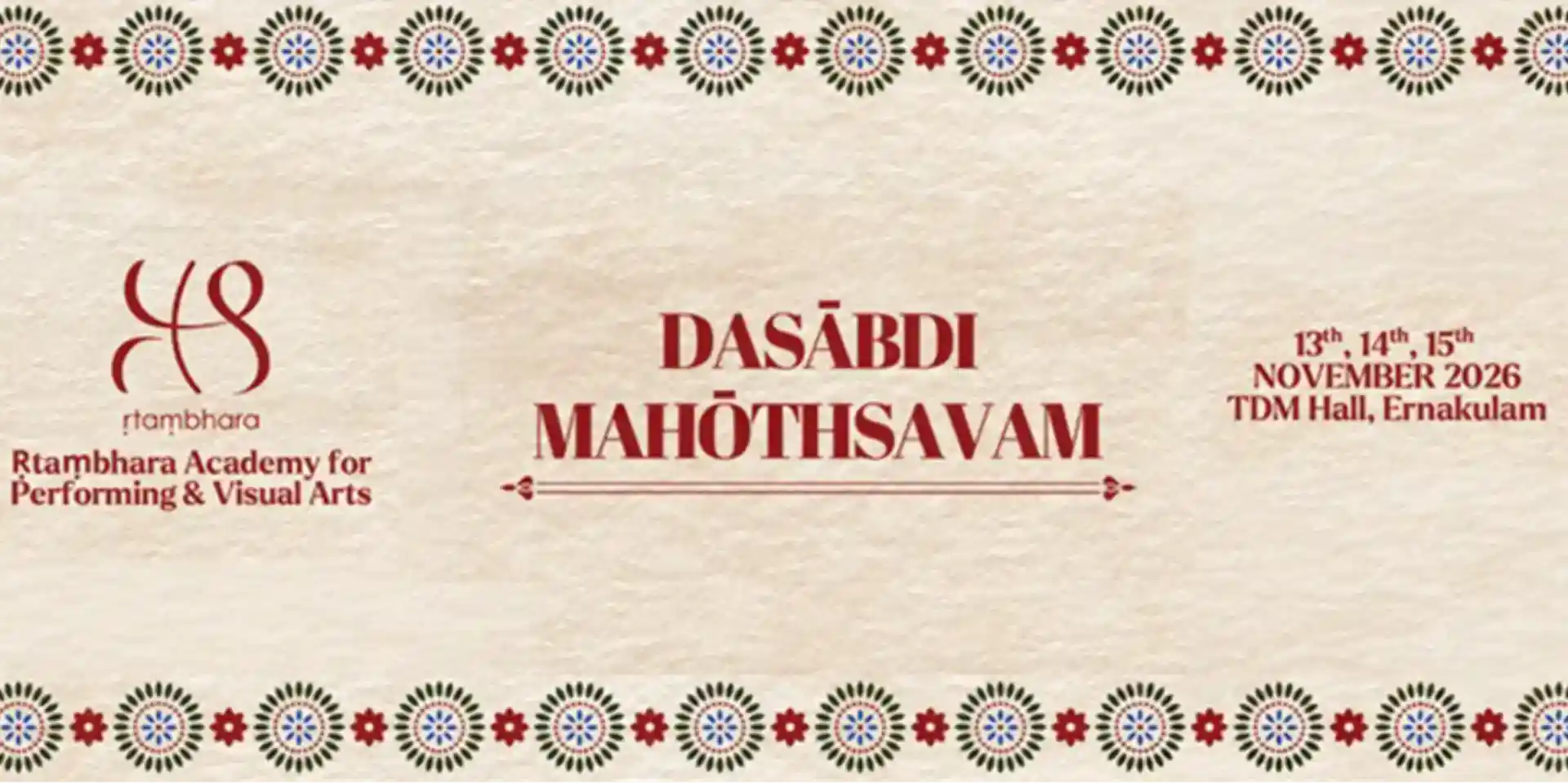 image for Dasabdi Mahothsavam 2026 Kochi