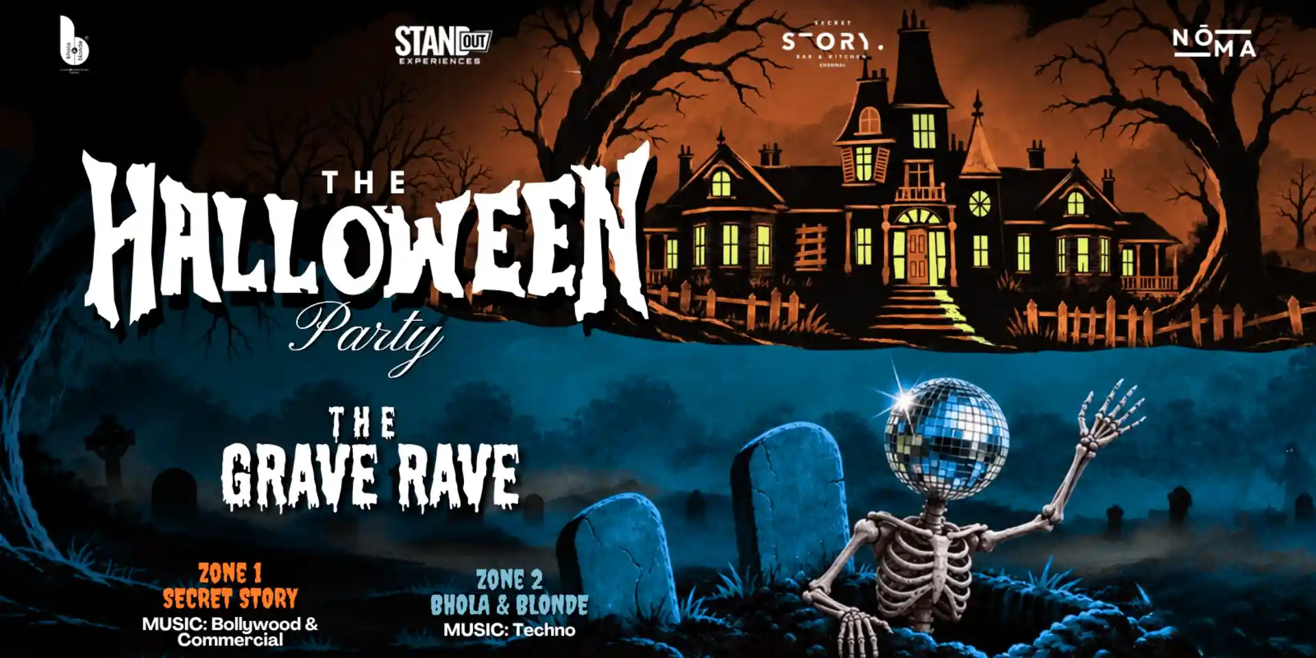 desktop image for The Halloween Party - Grave Rave