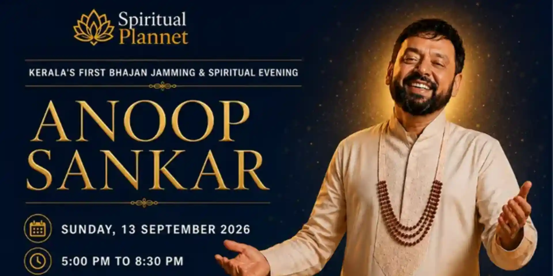 desktop image for Kerala's First Bhajan Jamming and Spiritual Evening with Anoop Sankar