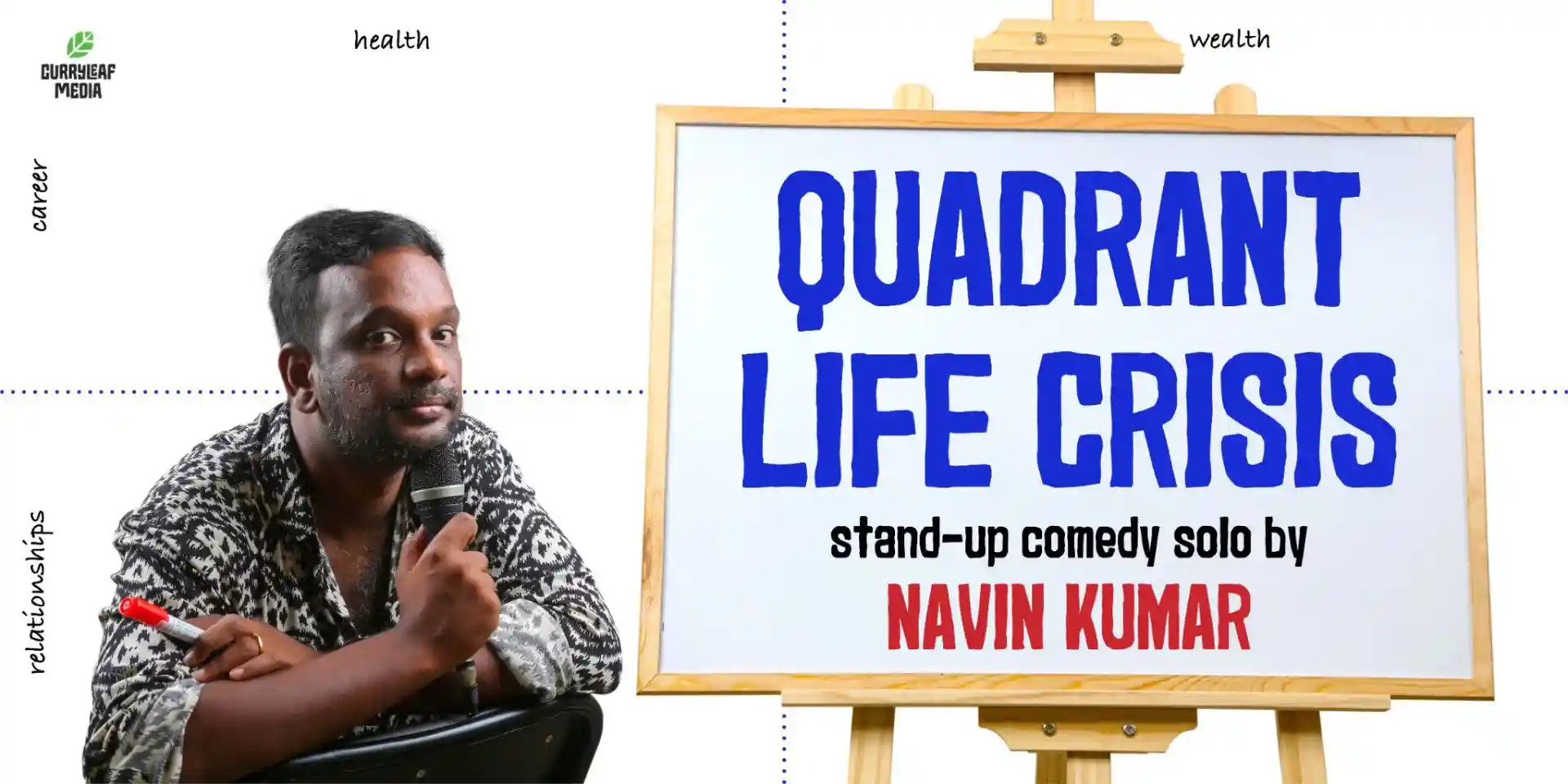 image for Quadrant Life Crisis - Stand up Solo by Navin Kumar